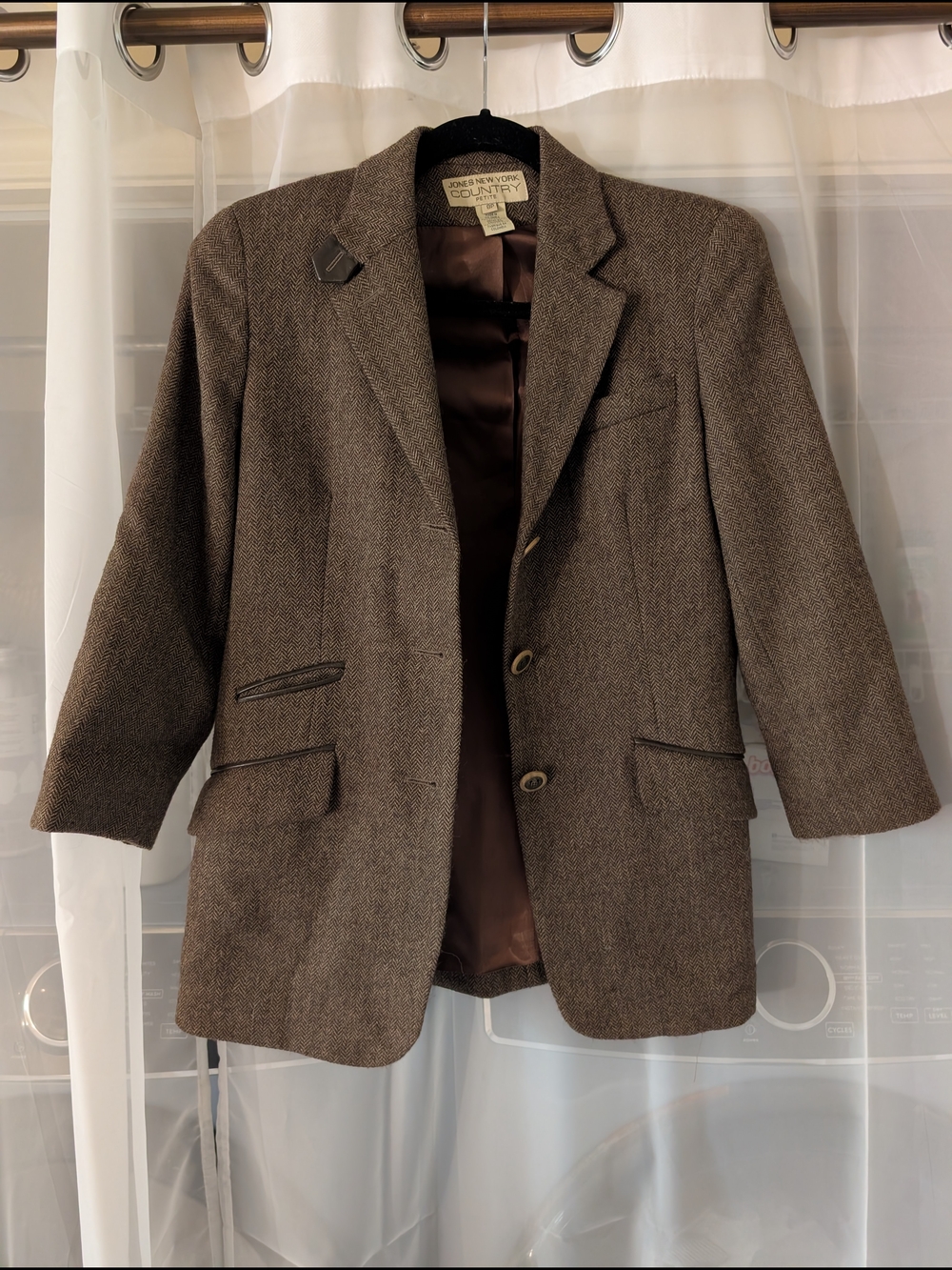 Vintage Cropped Riding Blazer 100% Wool